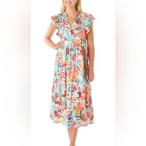NWT Crosby by Mollie Burch “Kemble” Dress in Canyon Floral Sz M